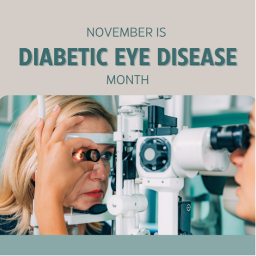 woman getting eye exam