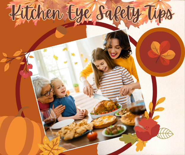 family cooking in kitchen